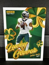 Panini Instant 2025 Lucky Clover Insert Jalen Hurts #4 Eagles NFL Card