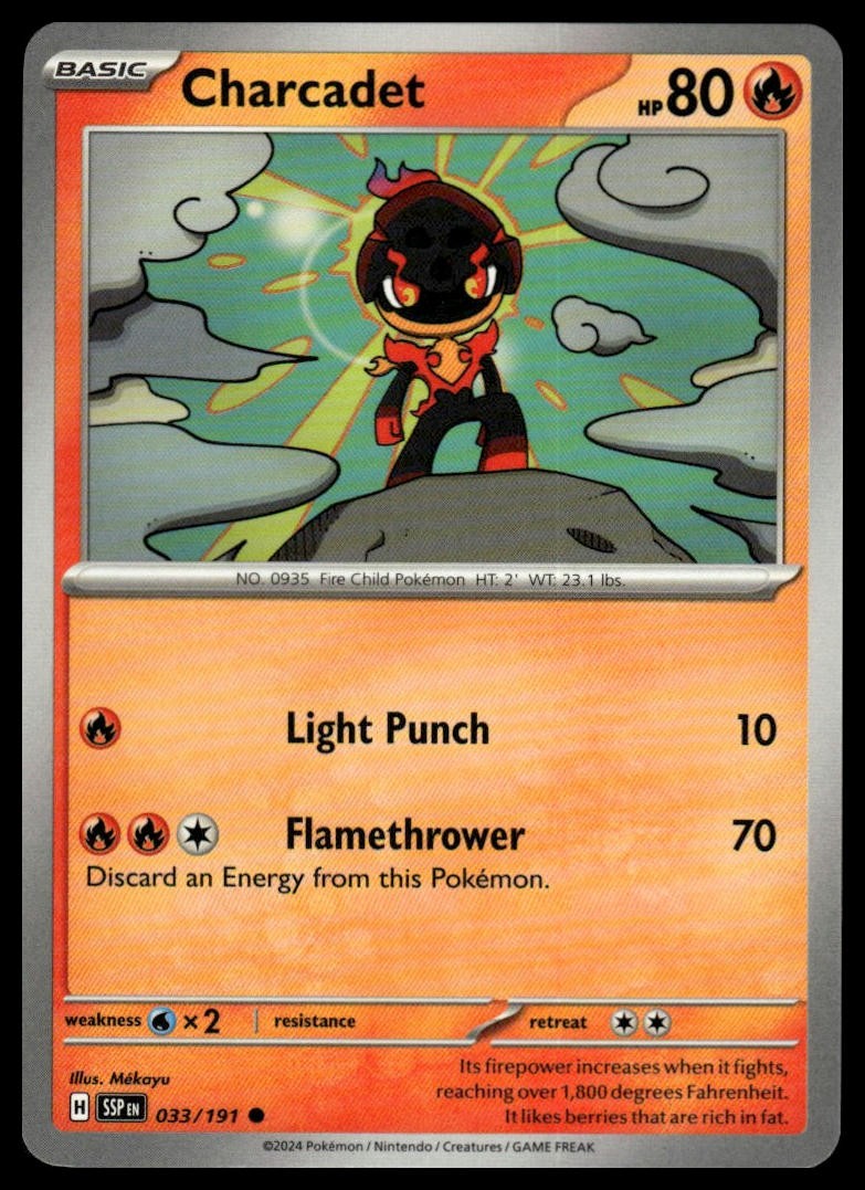 Charcadet SV08: Surging Sparks 033/191 Normal NM