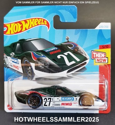 HOT WHEELS ''1967 FORD GT40 MK.IV'' THEN AND NOW HTC69-N521 OVP UNGEÖFFNET NEU
