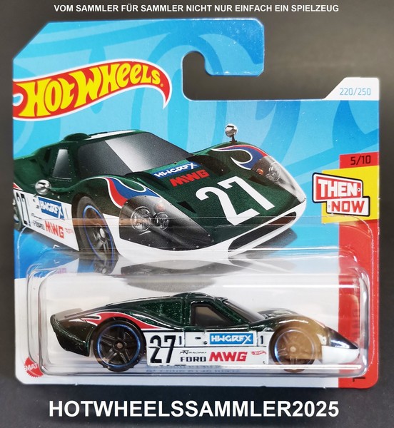 "Hot Wheels \"1967 Ford GT40 Mk.Iv\" Then And Now HTC69-N521 Ovp UngeÖFfnet Neu"-image