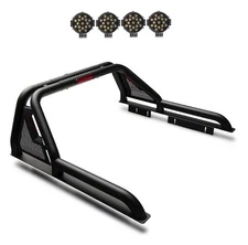 Black Horse Offroad GLRB-03B-PLB  Truck Bed Bar