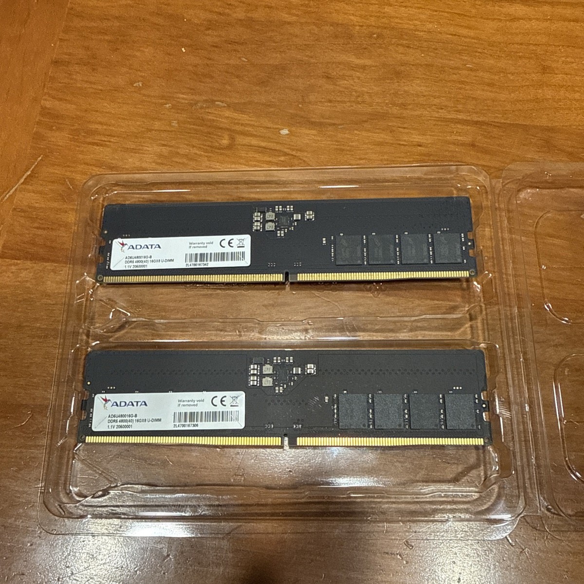 ADATA DDR5 kit 32 GB: 2 x 16 GB DIMM 288-pin 4800 MHz