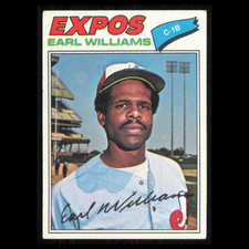 Earl Williams #223 1977 Topps Montreal Expos Baseball Card MLB NM