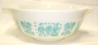 Vintage Pyrex #443 Cinderella Mixing Bowl Amish Butterprint 2.5 Quart Excellent
