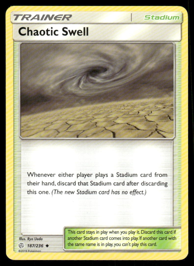 Chaotic Swell 187/236 Uncommon Cosmic Eclipse Pokemon Lightly Played