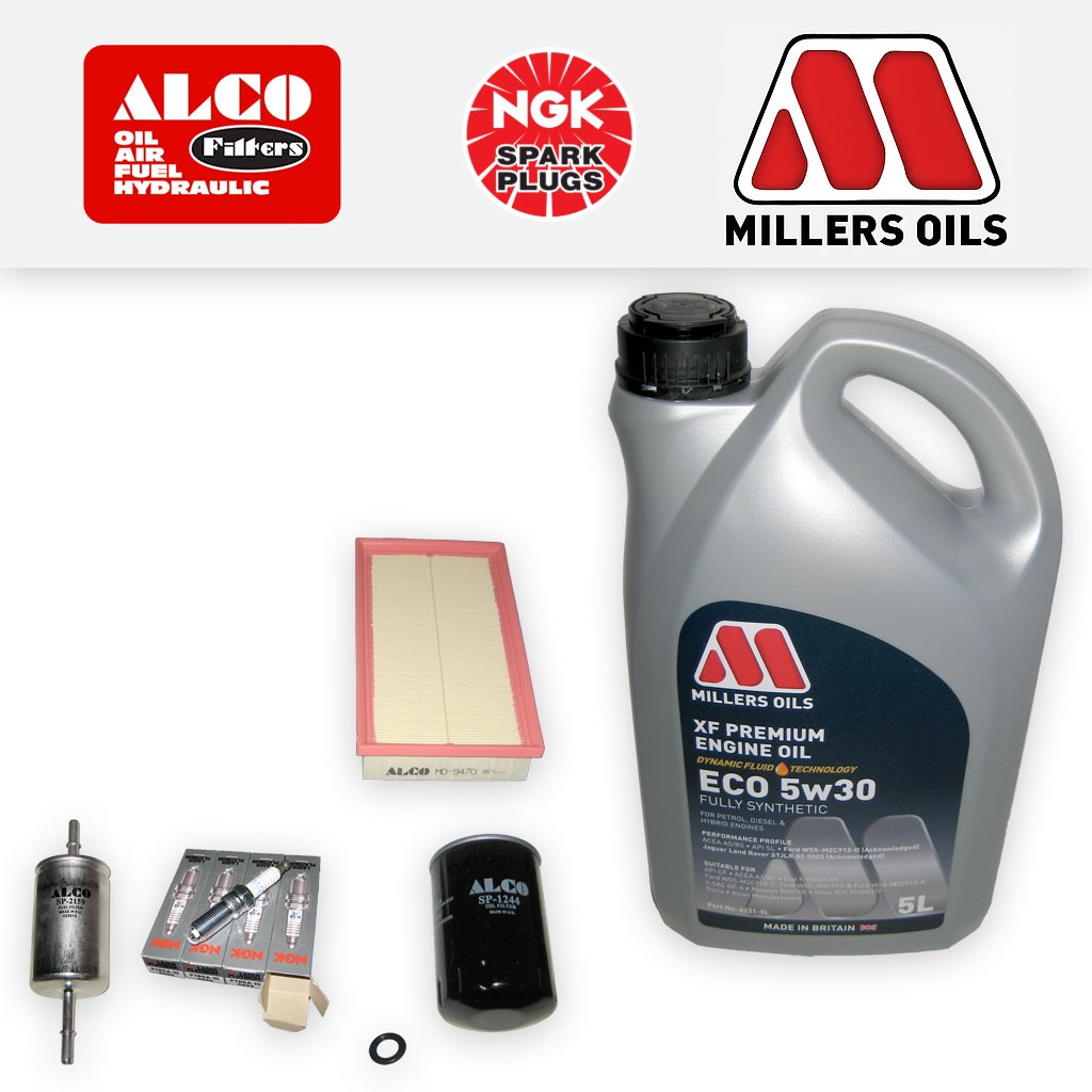 SERVICE KIT for FORD TRANSIT CONNECT 1.8 OIL AIR FUEL FILTERS PLUGS +OIL (02-13)