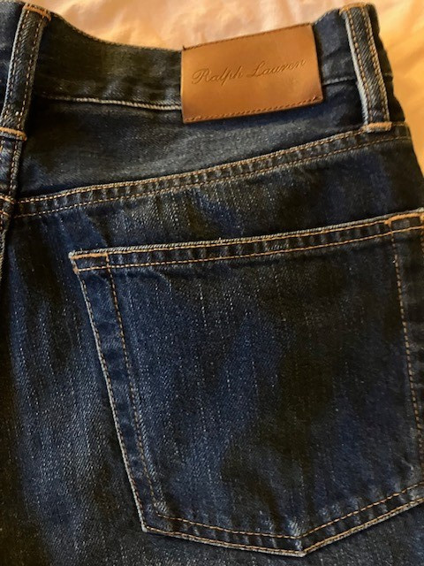 $2190 RALPH LAUREN COLLECTION PATCHWORK BLUE JEAN… - image 4