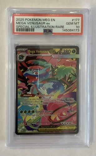 Pokemon 2025 Mega Venusaur ex 177/132 SIR Mega Evolution GEM MINT PSA 10
