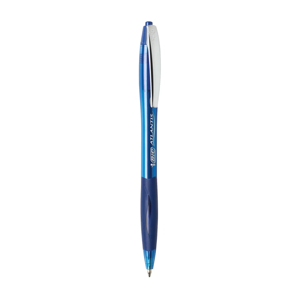 BIC Glide Ballpoint Pen, Medium Point, 1.0 Mm, Blue Ink, 4 Count - Image 4 of 4