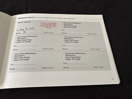 2015 Porsche Macan S & Turbo Owner's Manual Driver Book, Maintenance, Ref Pack - Picture 13 of 14