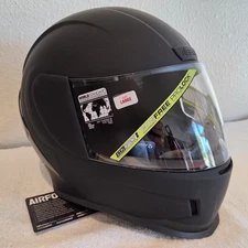 Icon Airform Rubatone Black Motorcycle Helmet size Large