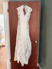 rustic allure bridals lace wedding dress 8764 size 8