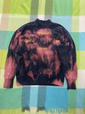 Kanye West YEEZY Jesus Is King Vinyl Crewneck Sweatshirt Tie Dye Men  s Size M