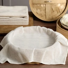 4pcs Cotton Steamer Cloth High-Density Filter for Kitchen Use - NEW