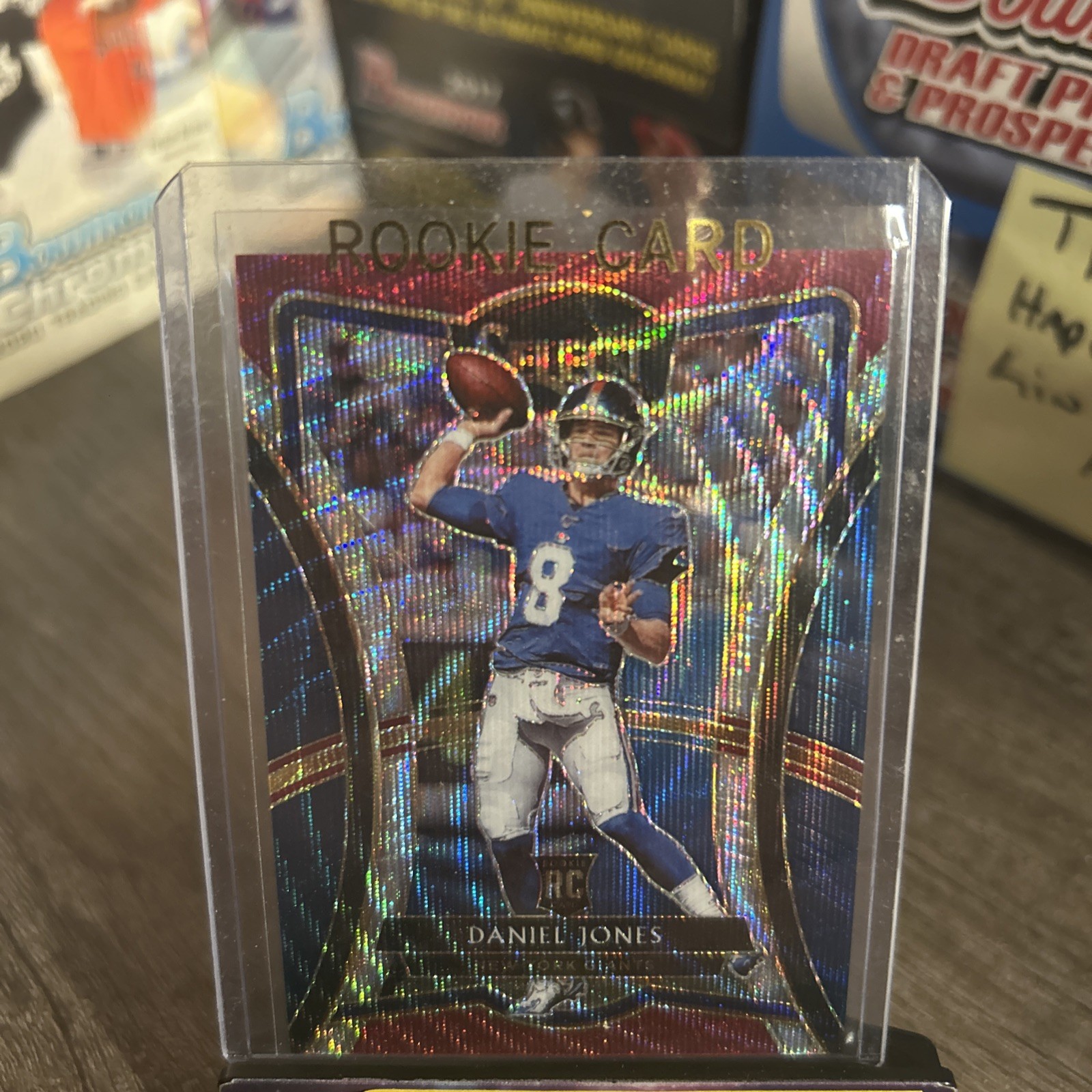 2019 Panini Select - Premier Level Daniel Jones #157 Tri-Color Prizm /199 (RC)
