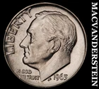 1963-D Silver Roosevelt Dime-Choice Gem BU Lustrous No Reserve #i5820