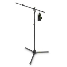 Gravity MS 4322 B Heavy Duty Microphone Stand, Tripod, 2-Point Telescopic Boom
