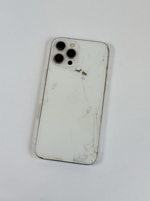 Apple iPhone 12 Pro Max 256GB Silver (T-Mobile) - Cracked, Parts/Repair