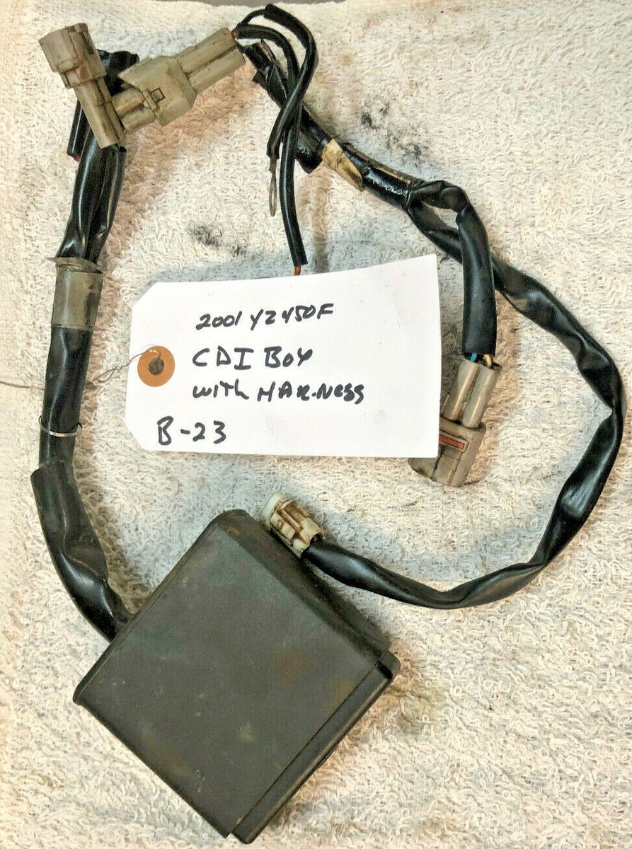 2002 Yamaha YZ250F 4 Stroke OEM Engine CDI Box w/ Wire Harness