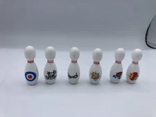 Tech Deck Evolution Fingerboard Bowl-a-Dude Bowling Pins (6)