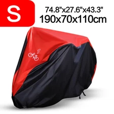 Waterproof Bicycle Cover Outdoor Rain Sun Snow Dustproof UV Protect For 1 Bike w