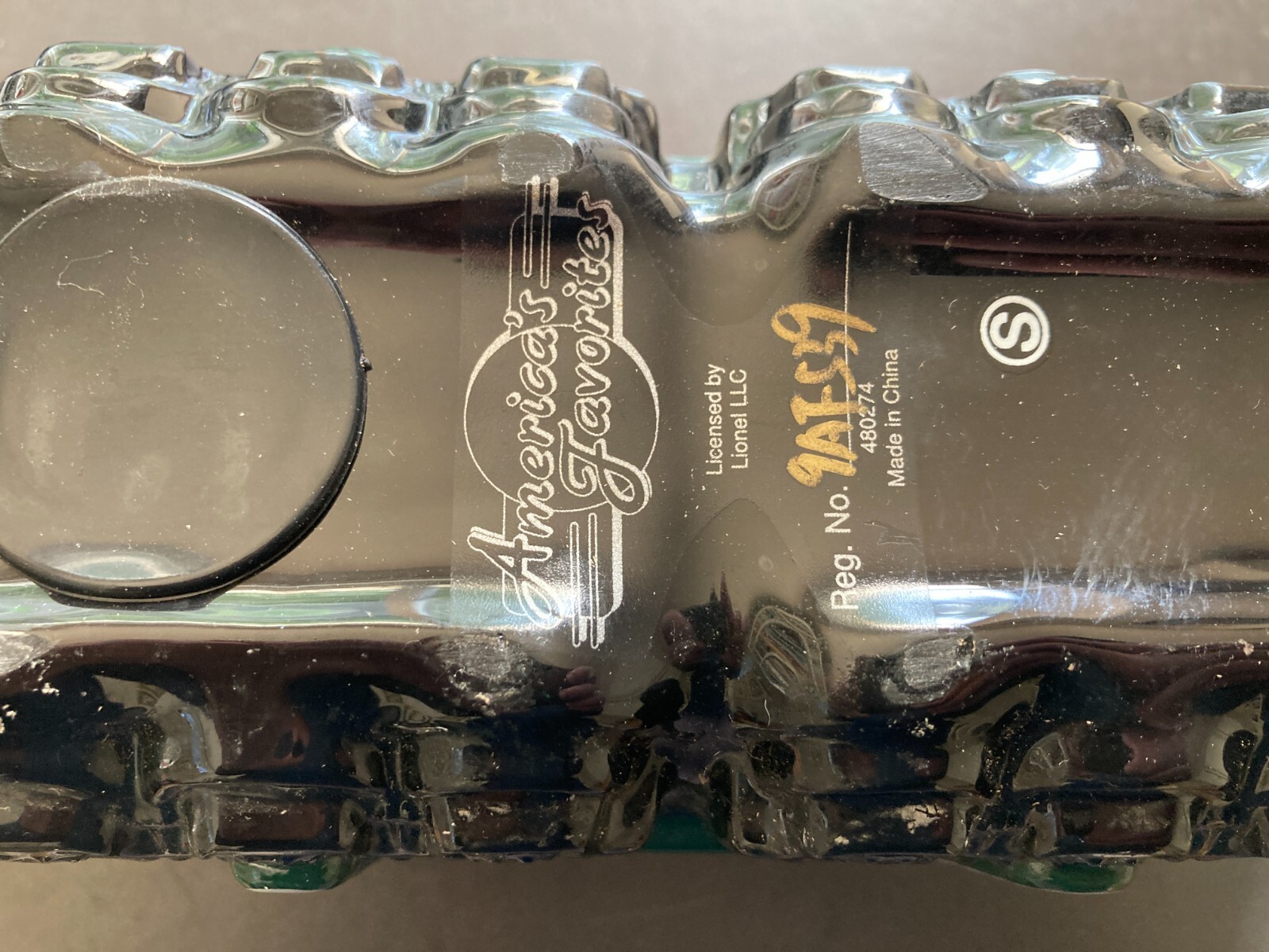 Licensed LIONEL Train 2332 Pennsylvania Piggy Bank 11 3/4” L x 3 3/4” W x 5” H