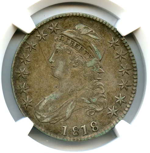 1818 Capped Bust Half Dollar, NGC XF40