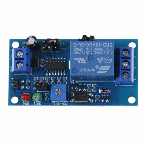 DC 12V Time Relay Module Adjustable Delay Timing Control Normally Open Switch - Picture 2 of 8