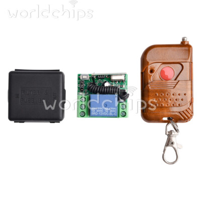DC 12V 315MHz 1 Channel Wireless Remote Control Switch Transmitter + Receiver