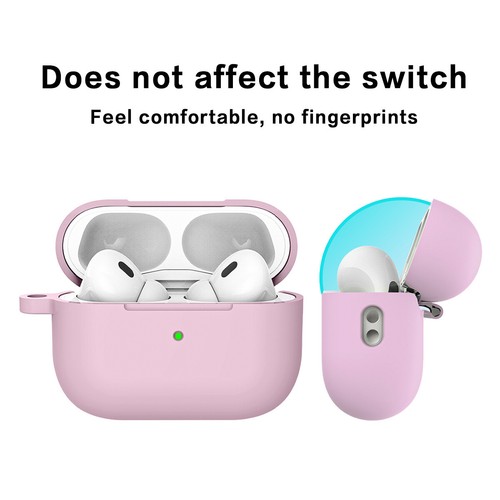 Shockproof Silicone Case Soft Protective Cover For Apple AirPods Pro 2nd 3rd Gen - Picture 100 of 112