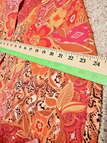 Coldwater Creek Maxi Sun Dress Women’s 12 Crisscross Back Button Front Floral - Picture 10 of 14