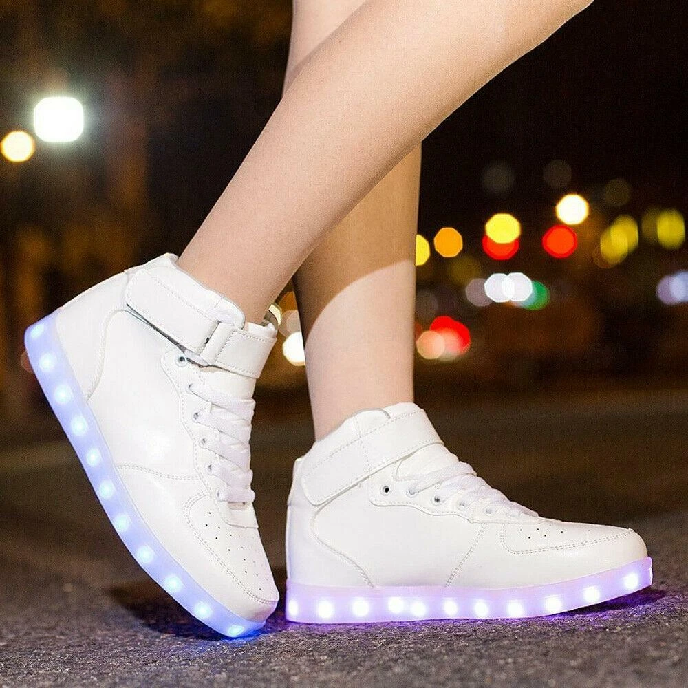 LED Light up Shoes Fiber Optics for Adults Kids Christmas Gift, Party  Dancing Shoes, Birthday Gift, 90s Clothing, New Years - Etsy