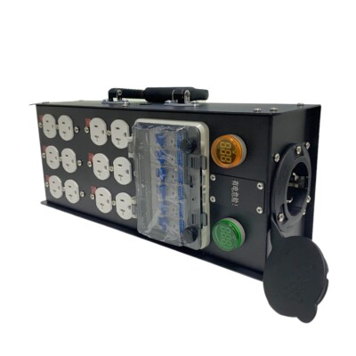 SS2-50 50A Input with 6 Channels  5-20 US Edisons Outputs Power Distribution Box
