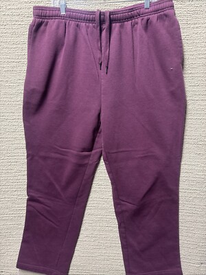 Amazon Essentials Mens 2XL Maroon Joggers Pants Gym Activewear Athletic Fit
