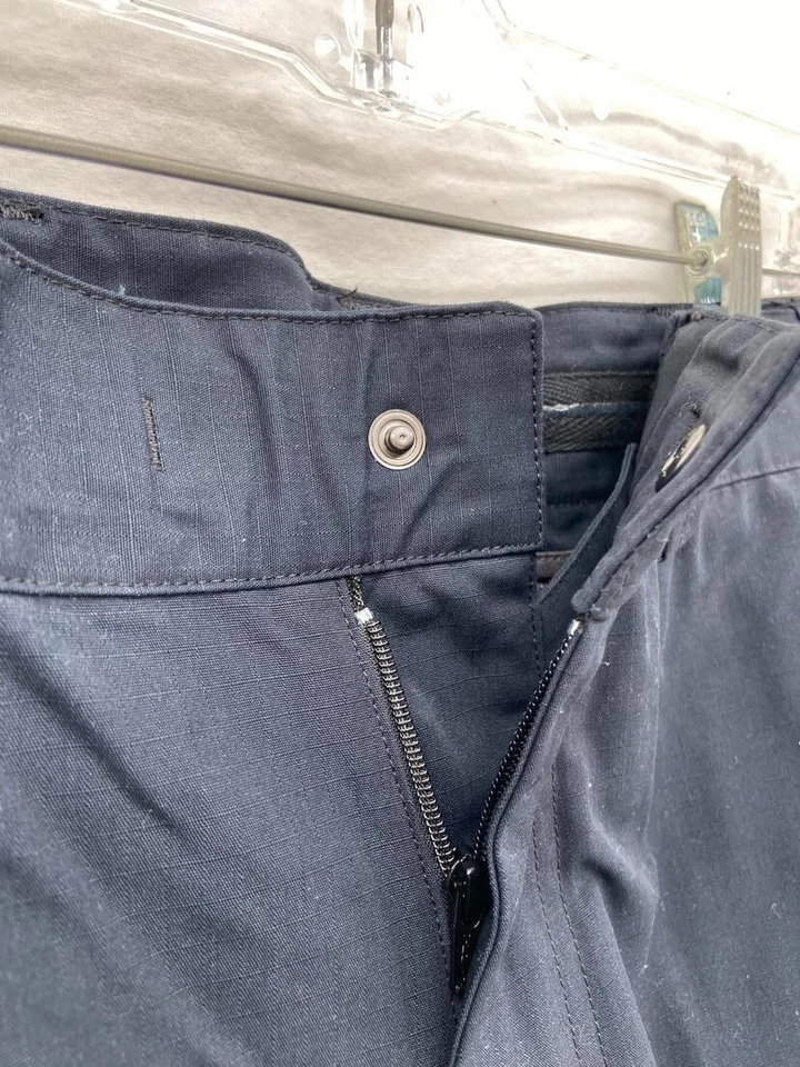 Nuevo Pantalón Operacional Azul Sin Dobladillo Azul Marino Oscuro Pantalones de Trabajo a Presión Para Hombre 33/36 Foto 4 de 4