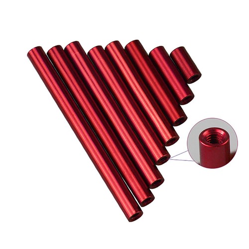 M3 Cylindrical Aluminium Columns Through-Hole Long Nuts Threaded Connecting Post - Picture 9 of 19