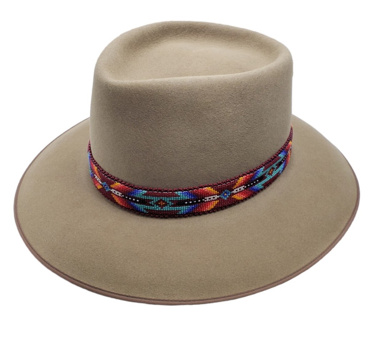 Rare Vtg Authentic Monte Cristi Santa Fe New Mexico Custom Hat