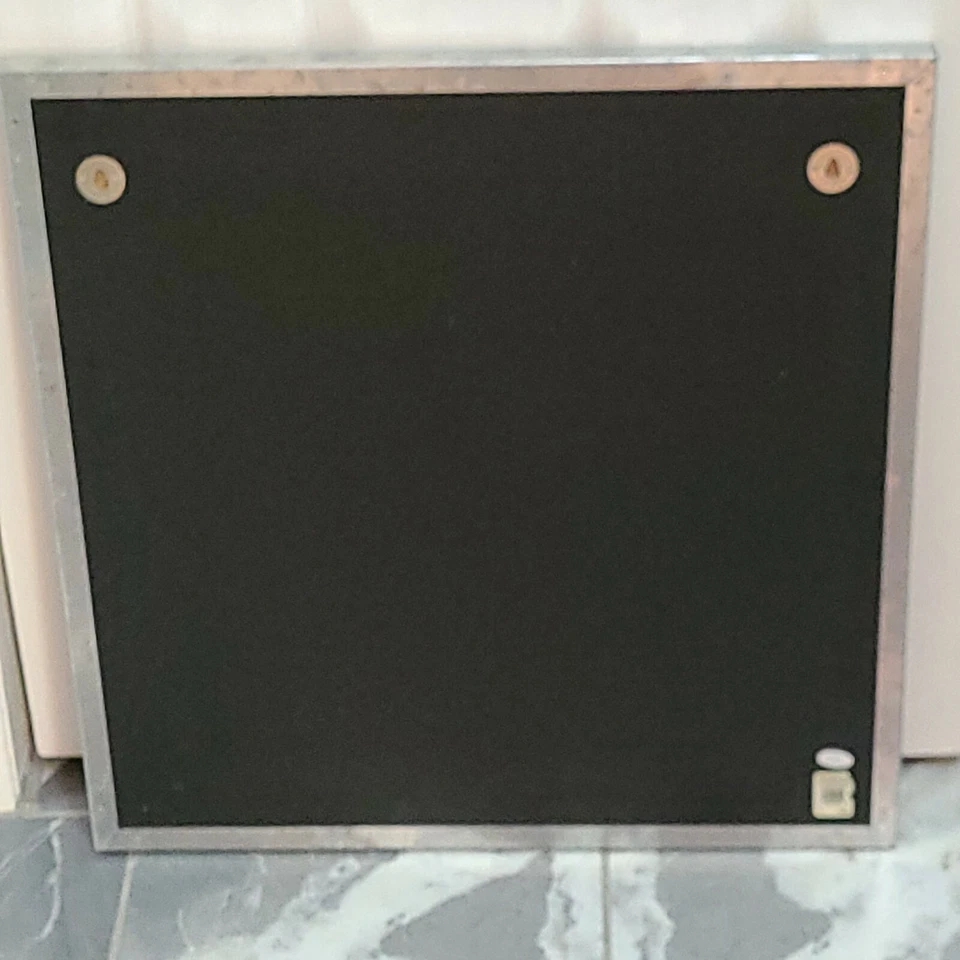 Pottery Barn Teen Dry Erase Board Metal Frame Orange NEW 20" Square heavy duty - Image 4 of 4