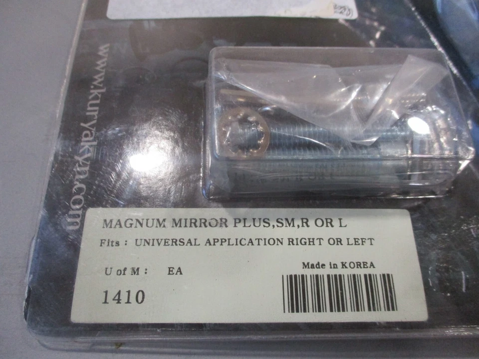 Espejo Kuryakyn Magnum Plus derecho o izquierdo ajuste universal 1410 NOS Foto 2 de 2
