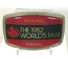 Vintage 1982 World's Fair Knoxville, Tennessee Commemorative Belt Buckle