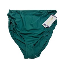 Anne Cole NWT Women's Size XXL Ocean Green High-Waist Bikini Swim Bottom