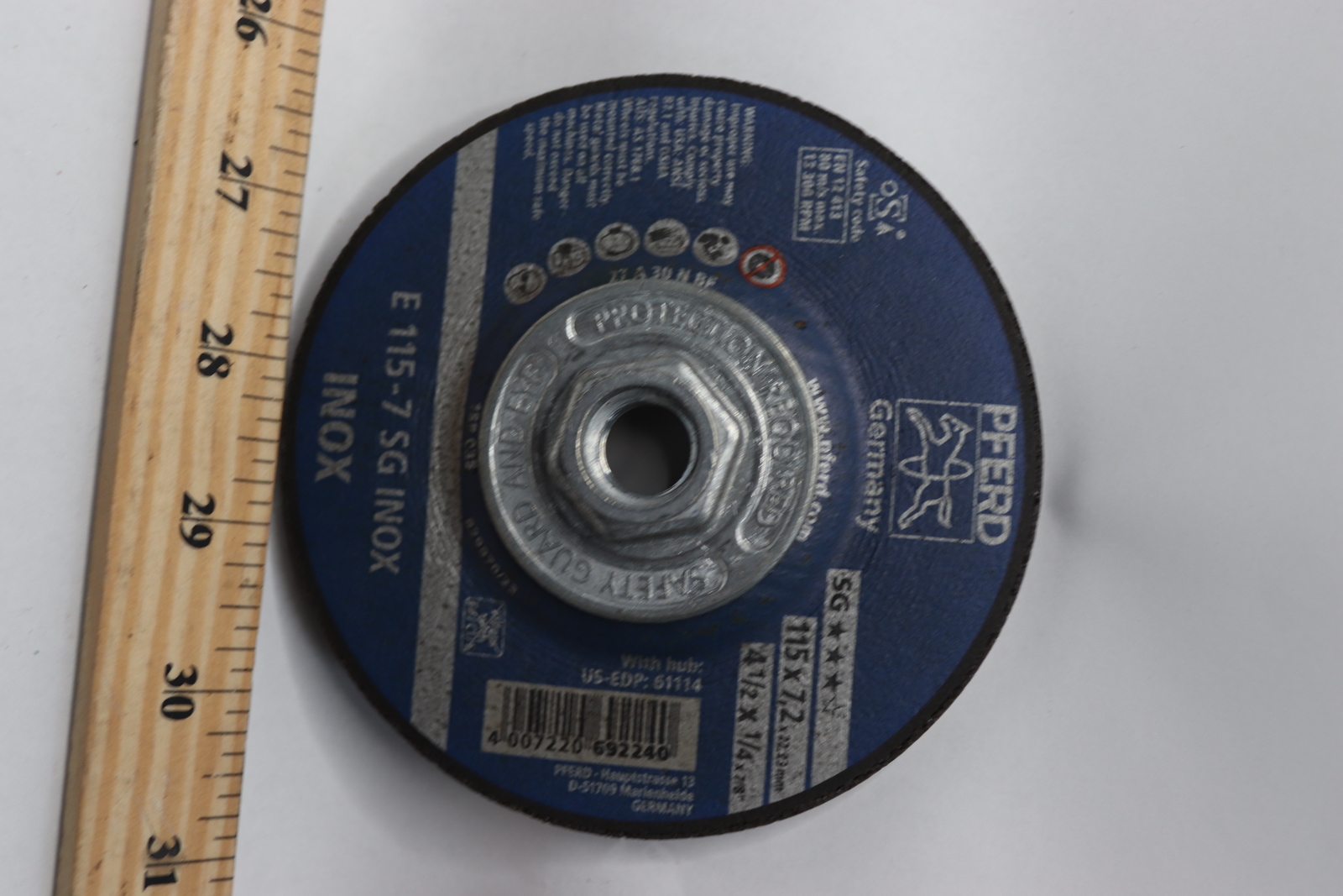 10-Pk) PFerd Type 27 Grinding Disc For 