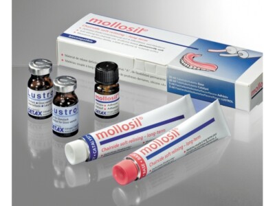 NEW Mollosil Long-Term Relining A-silicone Material Kit Dental Supply