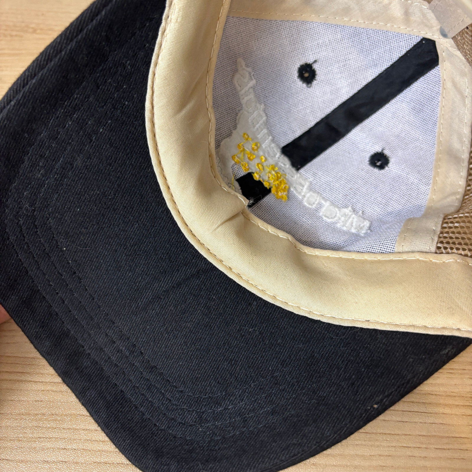 Microessentials Hat Cap Snap Back Black Fertilize… - image 7