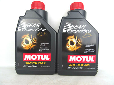 Motul Gear Competition 75W140 Getriebeöl Rennsportöl 2x 1Liter 2Liter