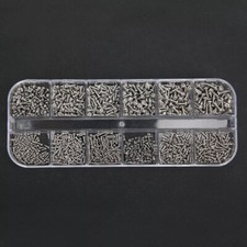 1200pcs Small Micro Tiny Screws Phillips Pan Head Cross Self Tapping M1-M1.7