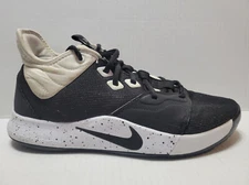 Nike PG 3 Paul George Black & White Basketball Sneakers Mens Size 9 CN9512-002