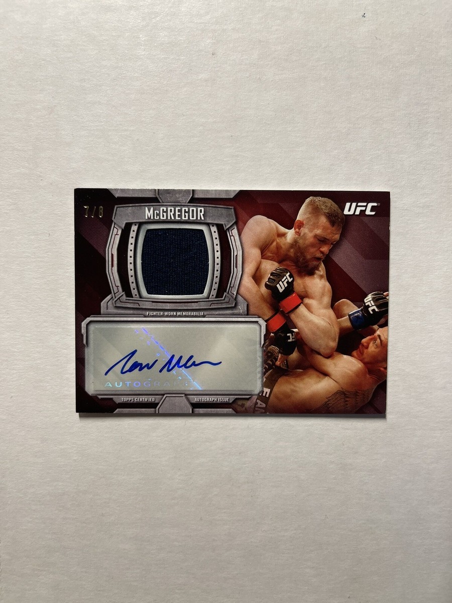 CONOR McGREGOR 2014 Topps UFC Knockout Ruby Red Jersey Relic