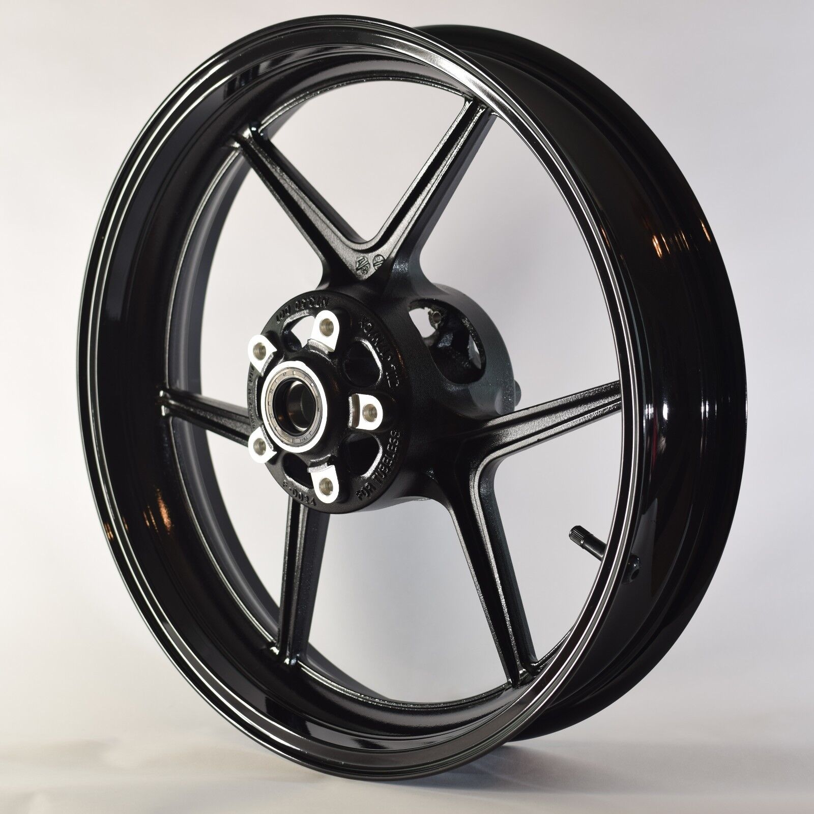 NEW GLOSS BLACK Front Wheel ZX6R 2005-2019 ZX10R 2006-2010 636 R