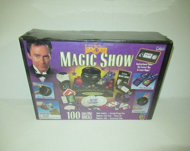 Master Magician Lance Burton Magic Show Kit 100 Amazing Tricks Cadaco